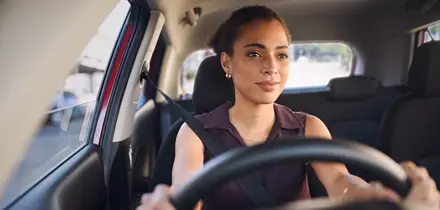 Femme au volant